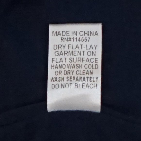 Edme & Esyllte for Anthropologie Embroidered & Lined Navy Blue Sweater Dress - Picture 9 of 9